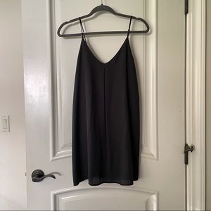 Black Spaghetti Strap Shift Dress | Small